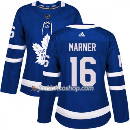 Nainen NHL Toronto Maple Leafs Pelipaita Mitchell Marner 16 Adidas 2017-2018 Sininen Authentic